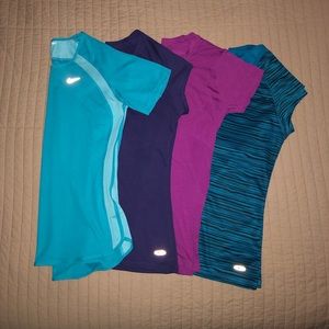 Bundle of short sleeve workout tops